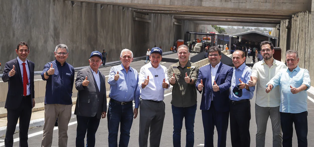 Autoridades prestigiam inauguração do rebaixamento da Avenida João XXIII em Teresina