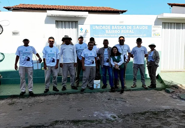 Campanha de Vacinação Antirrábica percorre bairros e áreas rurais em Esperantina