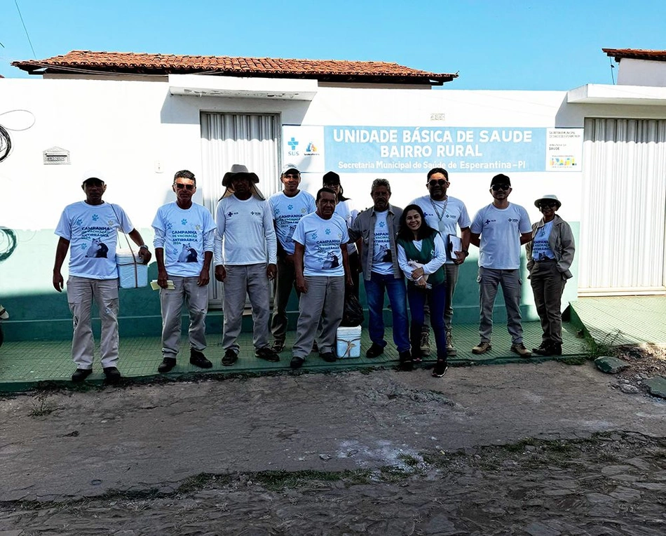 Campanha de Vacinação Antirrábica percorre bairros e áreas rurais em Esperantina