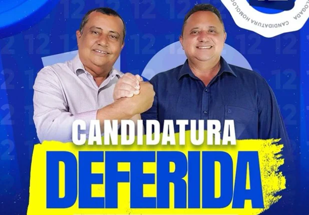 Candidatura de Miguel Rodrigues e João Batista em Itainópolis são deferidas