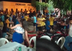 Confusão durante ato político em Bocaina