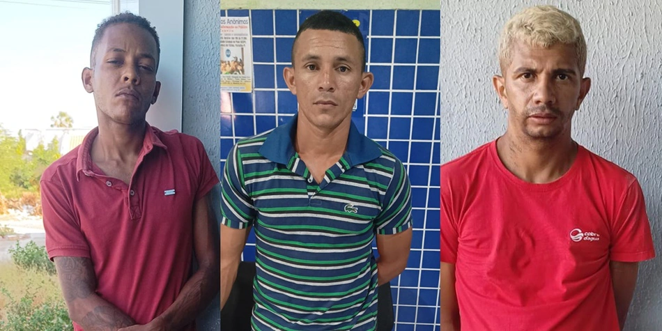 Daniel César Pereira da Silva, Wanderson Rocha Pereira e Alesson Monteiro de Sena