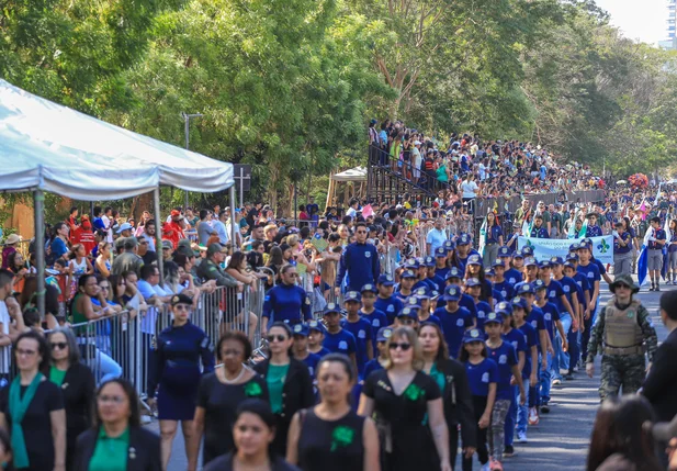 Desfile do 7 de Setembro em comemoração aos 202 anos da independência