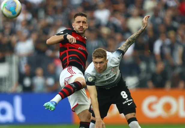 Duelo entre Corinthians e Flamengo