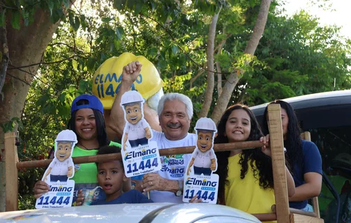 Elmano Férrer em carreata na zona sudeste de Teresina