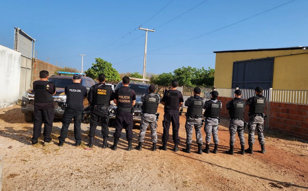 Equipes das forças de segurança que integram a FICCO