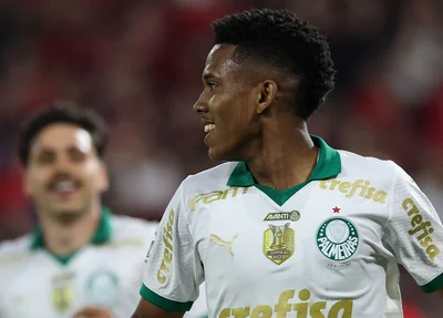 Estêvão marcou mais um gol para o Palmeiras