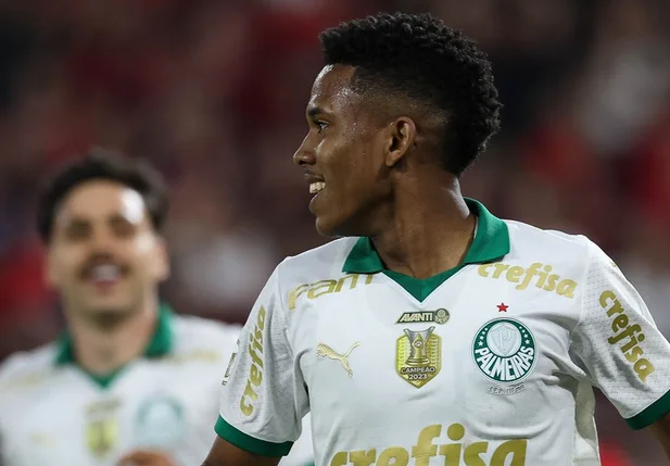 Estêvão marcou mais um gol para o Palmeiras