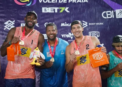 Evandro e Arthur levam o ouro na 7ª etapa do Circuito Nacional de Vôlei de Praia