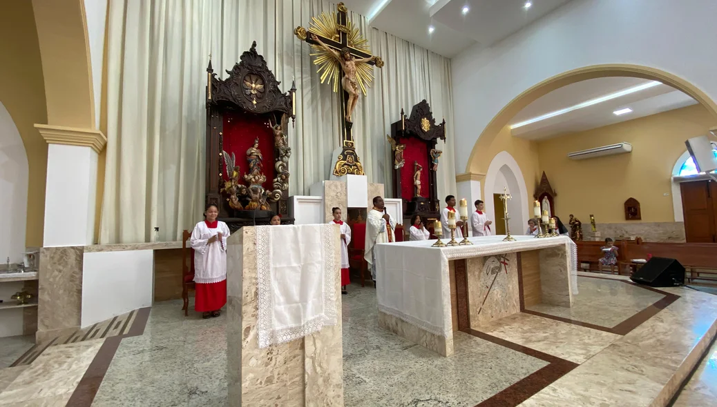 Evento religioso na cidade