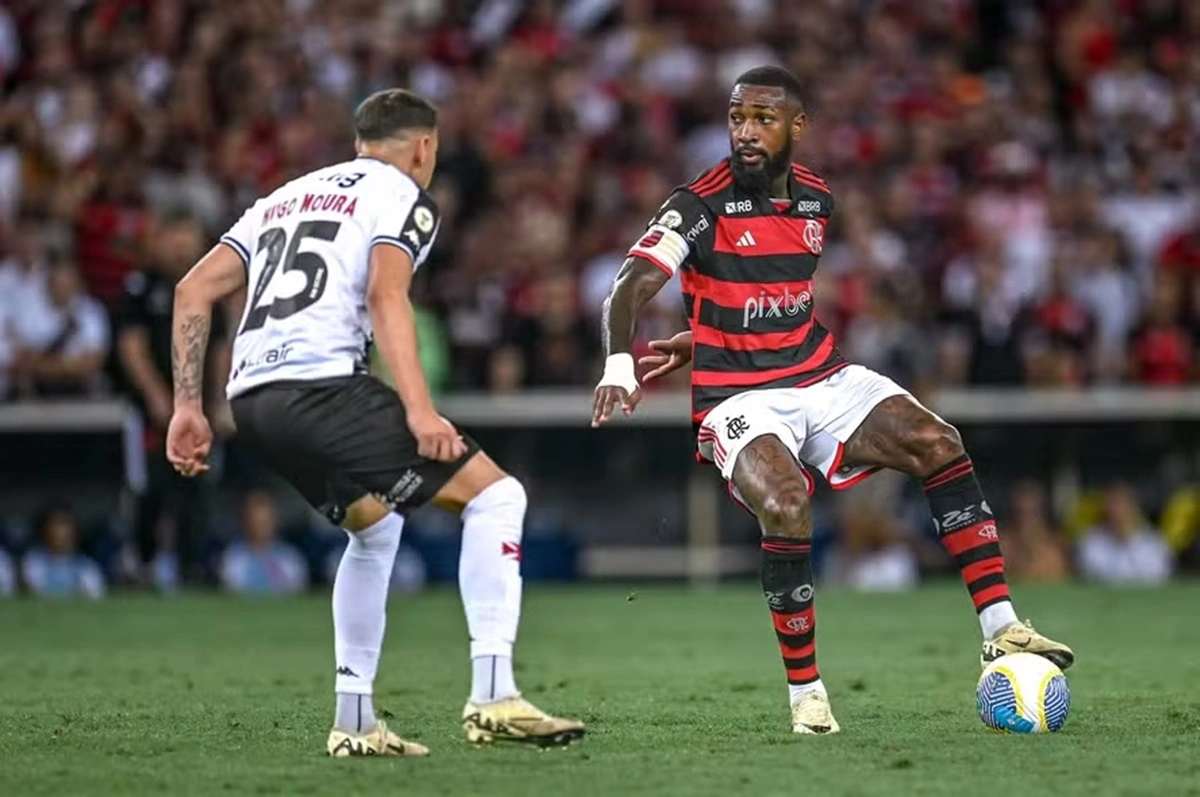 Flamengo e Vasco empataram em 1 a 1 no clássico