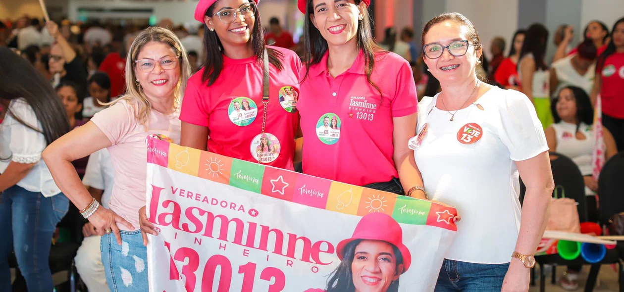 Iasminne Pinheiro participou de reunião em Teresina