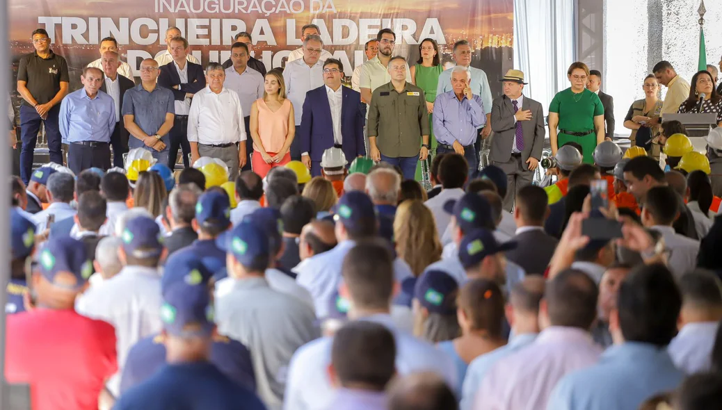 Inauguração do rebaixamento da Avenida João XXIII