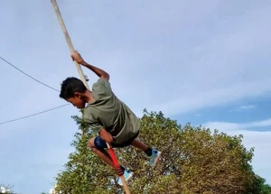 José Soares, atleta piauiense do salto com vara