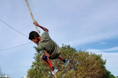 José Soares, atleta piauiense do salto com vara