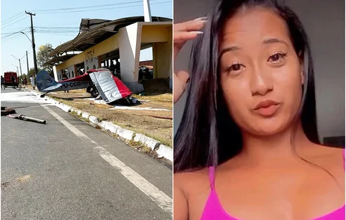 Kelliane Pereira dos Santos foi atingida por avião que caiu na BR 316