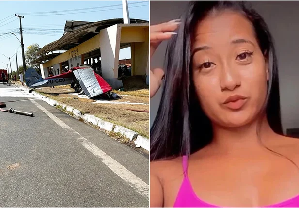 Kelliane Pereira dos Santos foi atingida por avião que caiu na BR 316