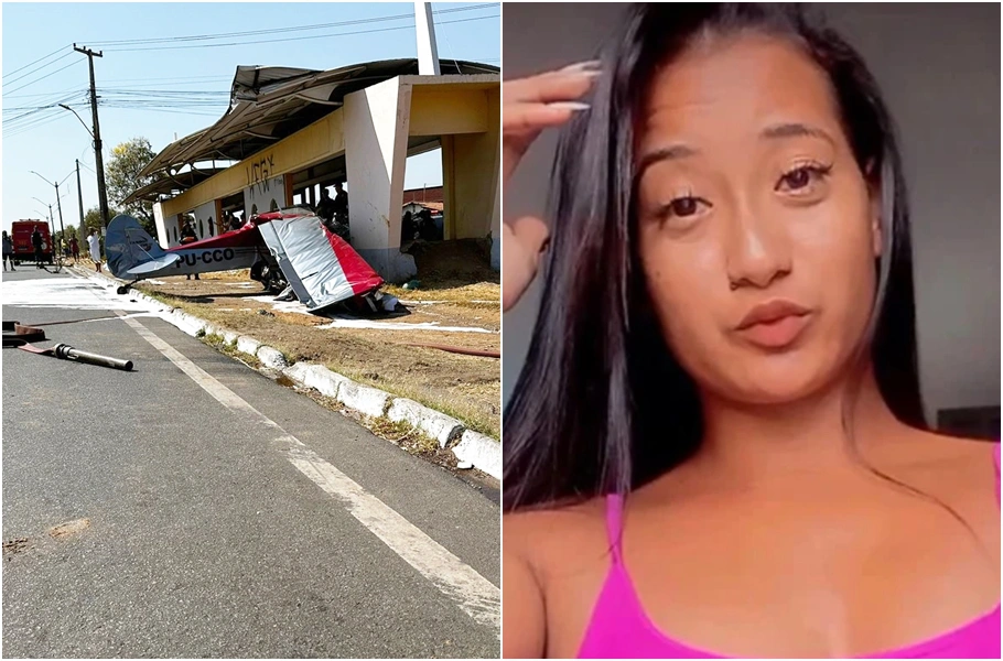 Kelliane Pereira dos Santos foi atingida por avião que caiu na BR 316