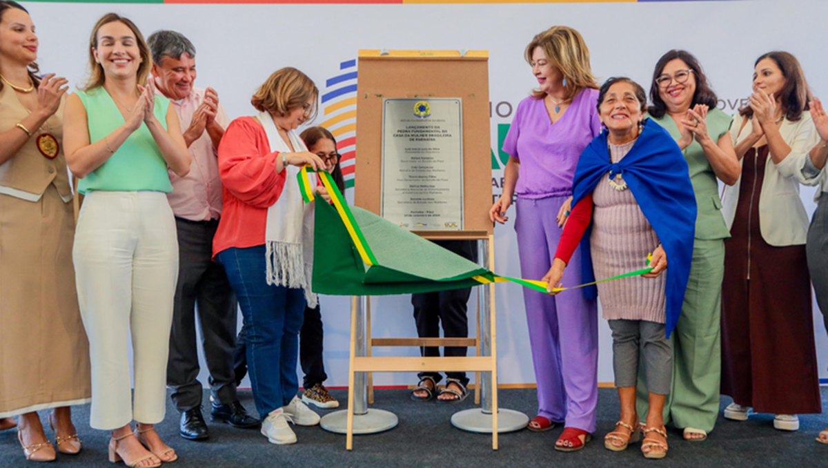 Lançamento da pedra fundamental da Casa da Mulher Brasileira de Parnaíba