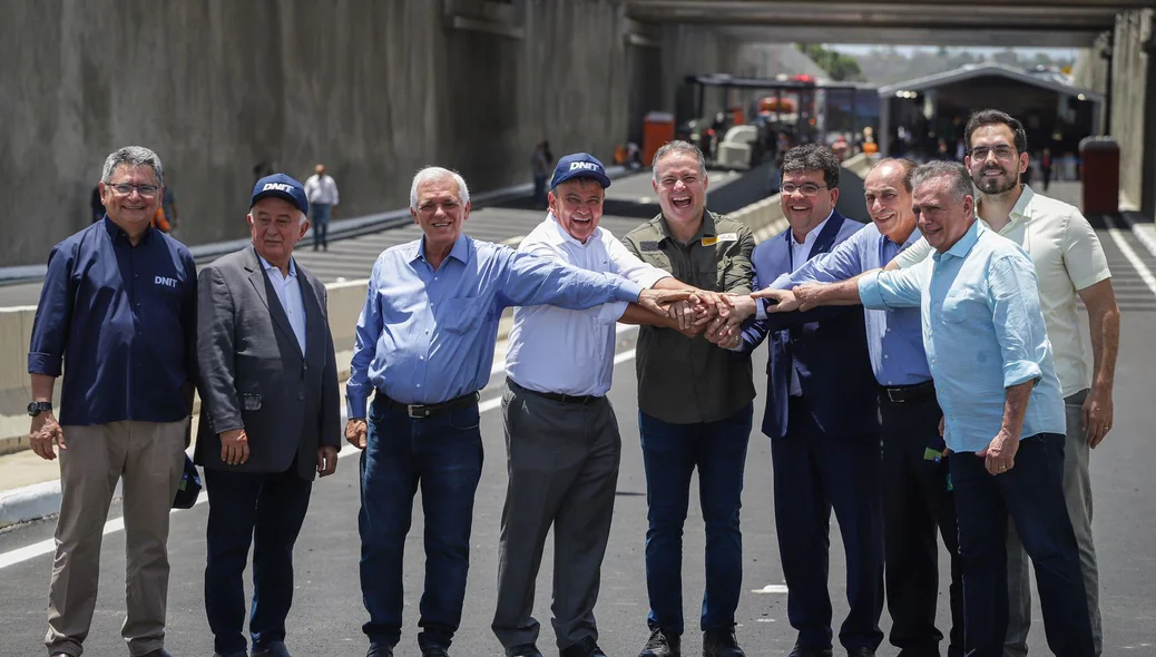 Lideres prestigiam inauguração do rebaixamento da Avenida João XXIII em Teresina