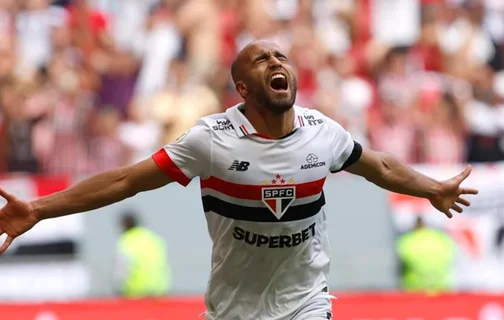 Lucas Moura marcou para o São Paulo no clássico Majestoso