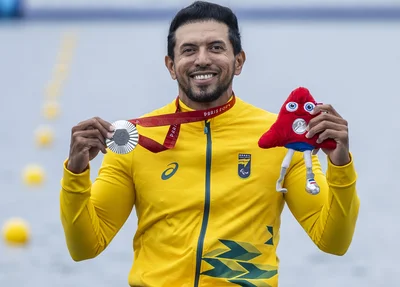 Luís Carlos Cardoso, atleta piauiense de paracanoagem