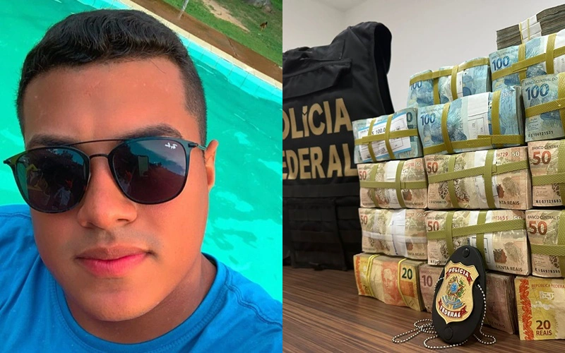 Manuel de Jesus do Nascimento e Silva Neto é proprietário de um frigorífico no bairro Vale Quem Tem e foi preso pela PF com R$ 1,5 milhão