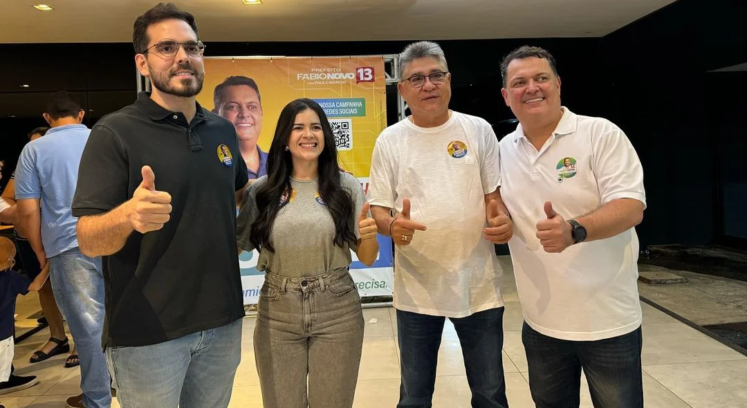 Marcos Aurélio Sampaio e João Mádison estiveram presentes no encontro promovido por Marquinho Maia