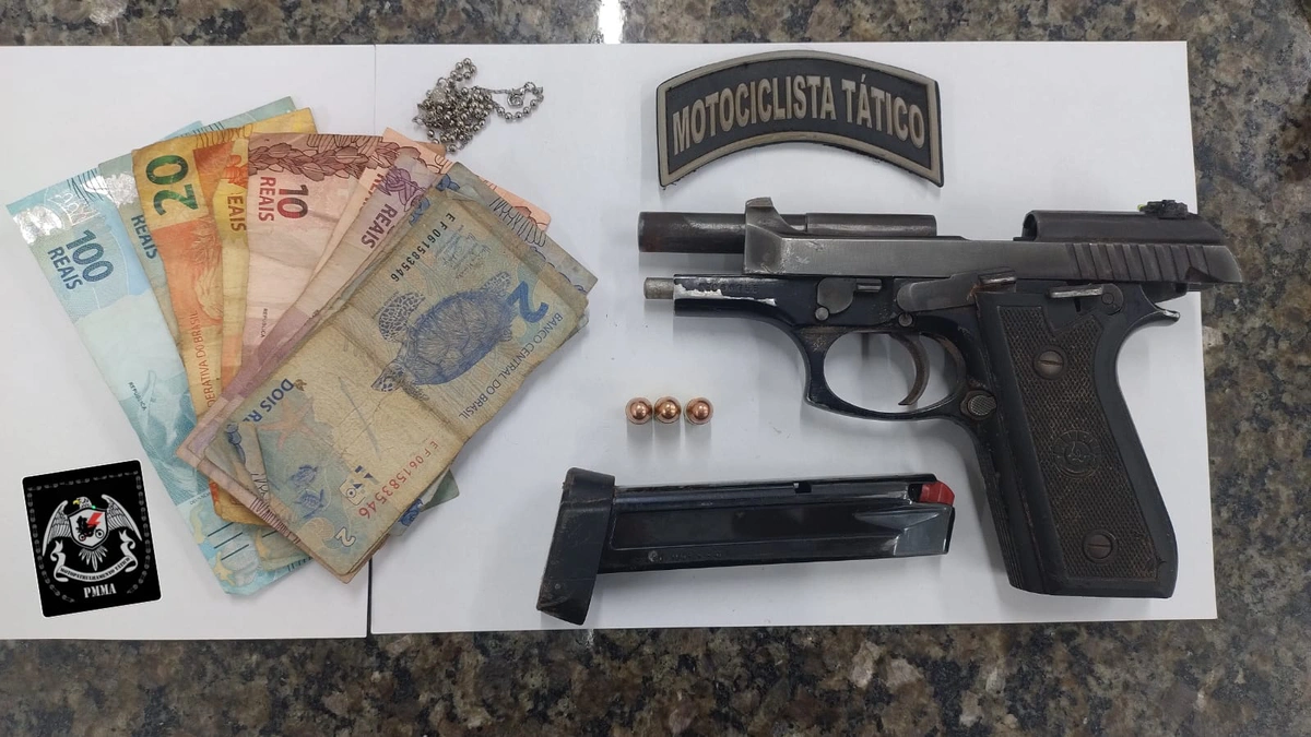 Material apreendido por policiais do 47º Batalhão da Polícia Militar do Maranhão