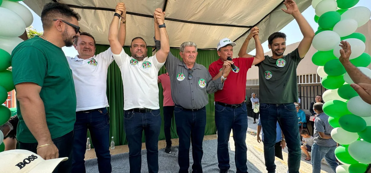 Momento de fala do munistro e de candidatos