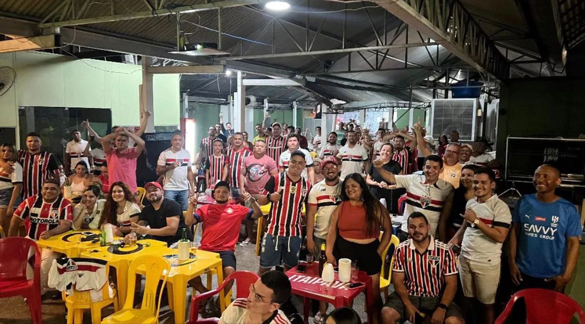 "Movimento SPFC em Teresina" , torcida organizada do São Paulo se reúne em Teresina.