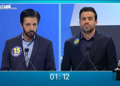 Nunes e Marçal batem boca aos gritos com ataques pessoais em debate.