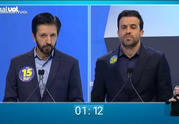 Nunes e Marçal batem boca aos gritos com ataques pessoais em debate.