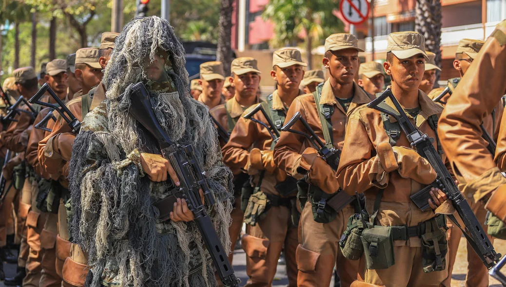 O ato comemora os 202 anos de independência do Brasil