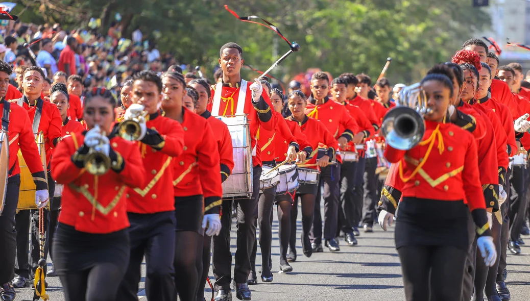 O desfile ocorreu na Avenida Marechal Castelo Branco