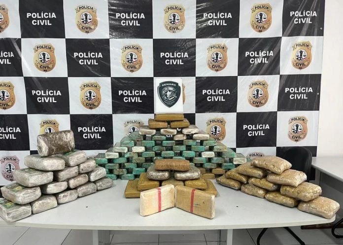 Operação policial que apreendeu 160 kg de drogas