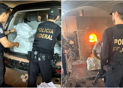 PF incinera mais de uma tonelada de drogas no Piauí