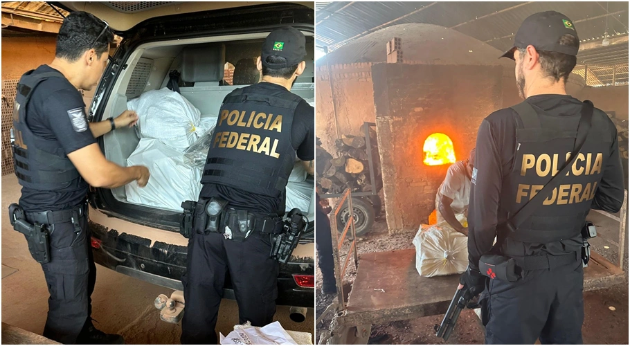 PF incinera mais de uma tonelada de drogas no Piauí