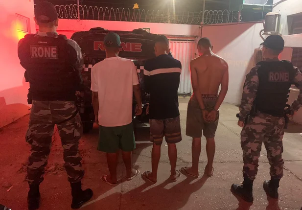 Polícia captura acusados de assaltos em Teresina