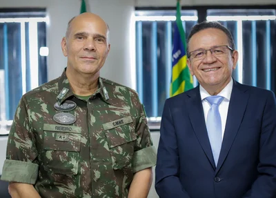 Presidente do TRE-PI e comandante do Comando Militar do Nordeste