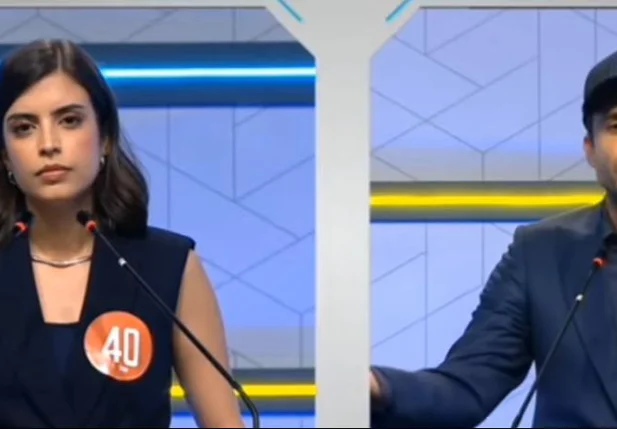 Tabata Amaral e Pablo Marçal em debate