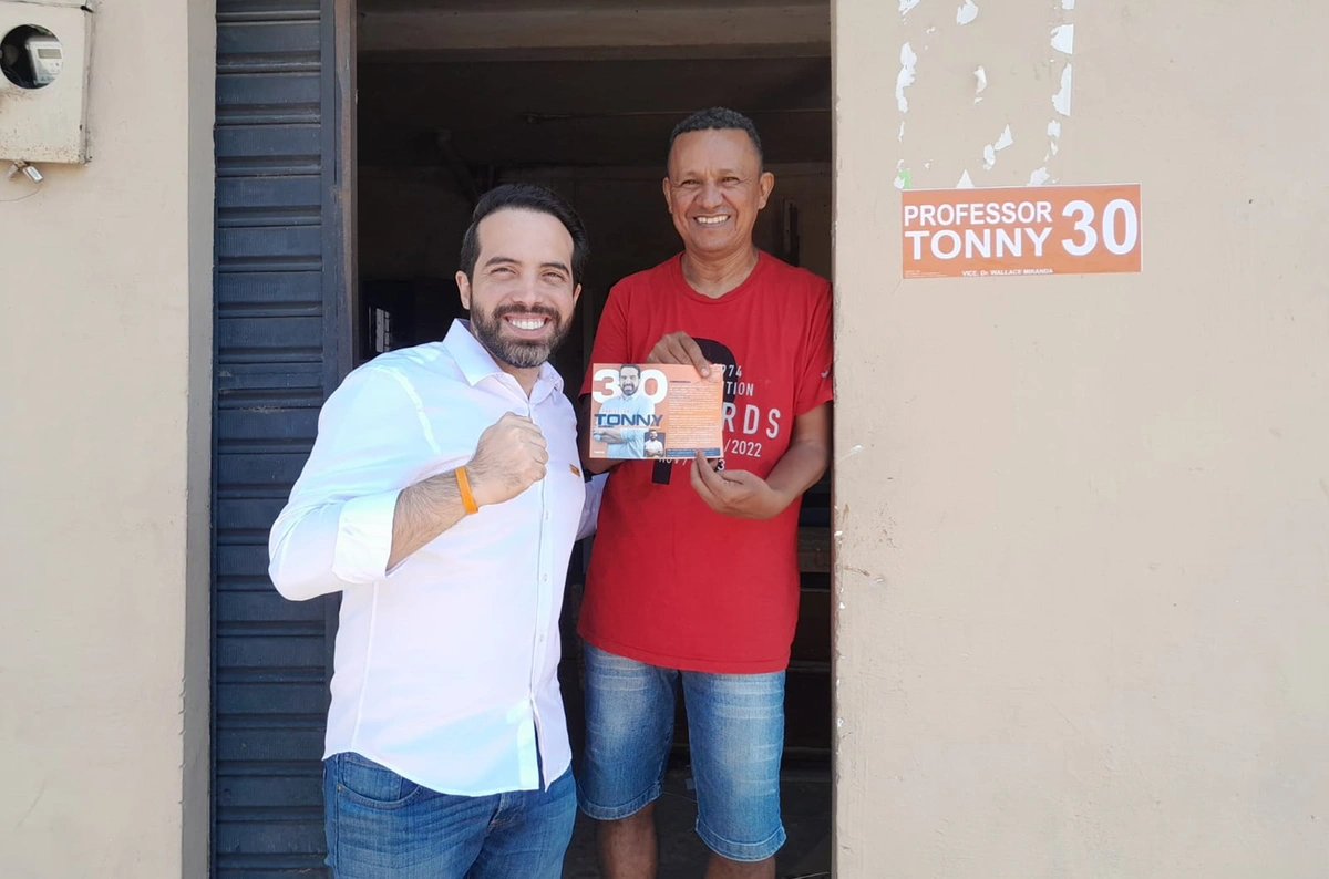 Tonny Kerley durante caminhada na região do Parque Poti, zona sudeste de Teresina