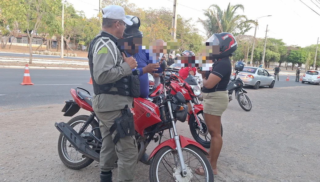 Verificação das motocicletas