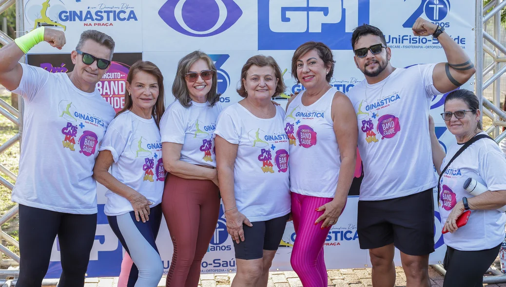 A programação incluiu aulas de ginástica e dança