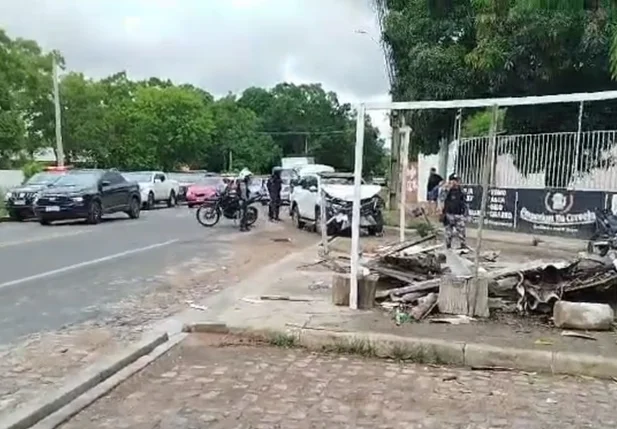 Bandido bate veículo de vereador de Teresina