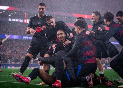 Barcelona virou contra o Benfica na Champions League