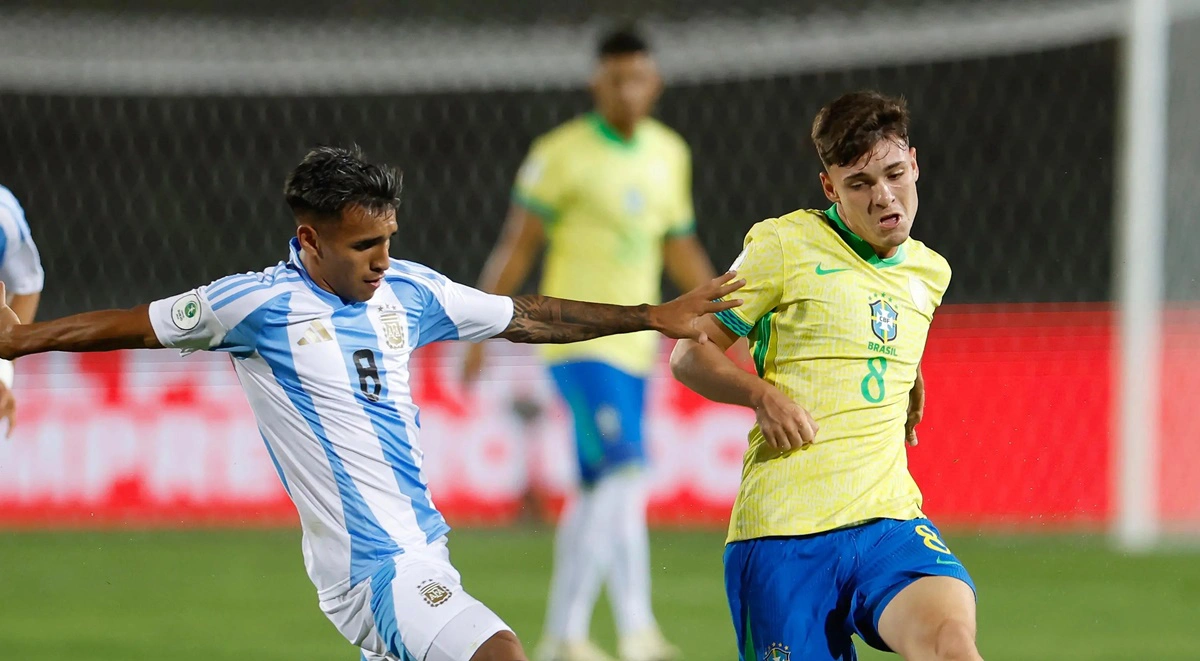 Brasil foi goleado pela Argentina na estreia do Sul-Americano sub-20