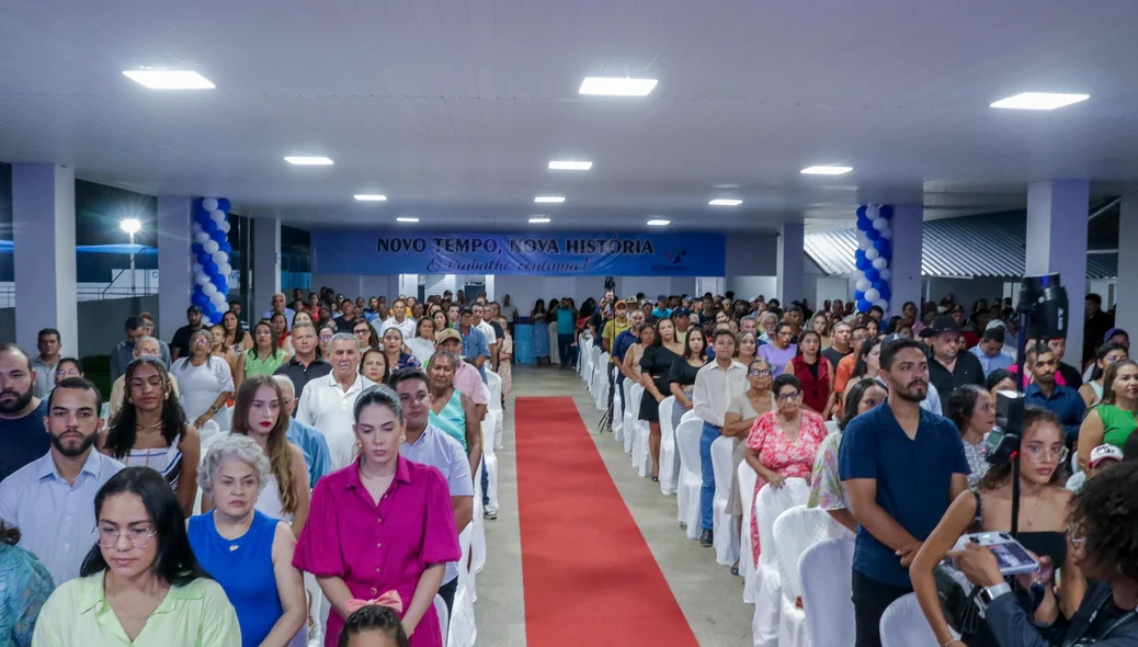 Cerimônia de posse do prefeito, vice-prefeito e vereadores de Riacho Frio