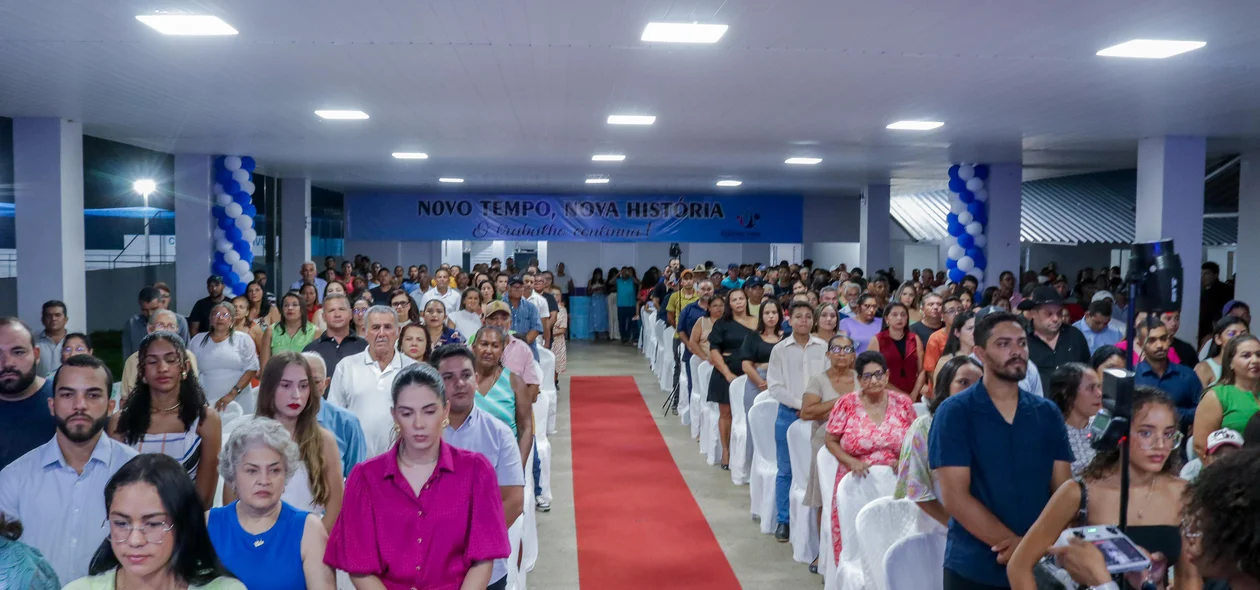 Cerimônia de posse do prefeito, vice-prefeito e vereadores de Riacho Frio