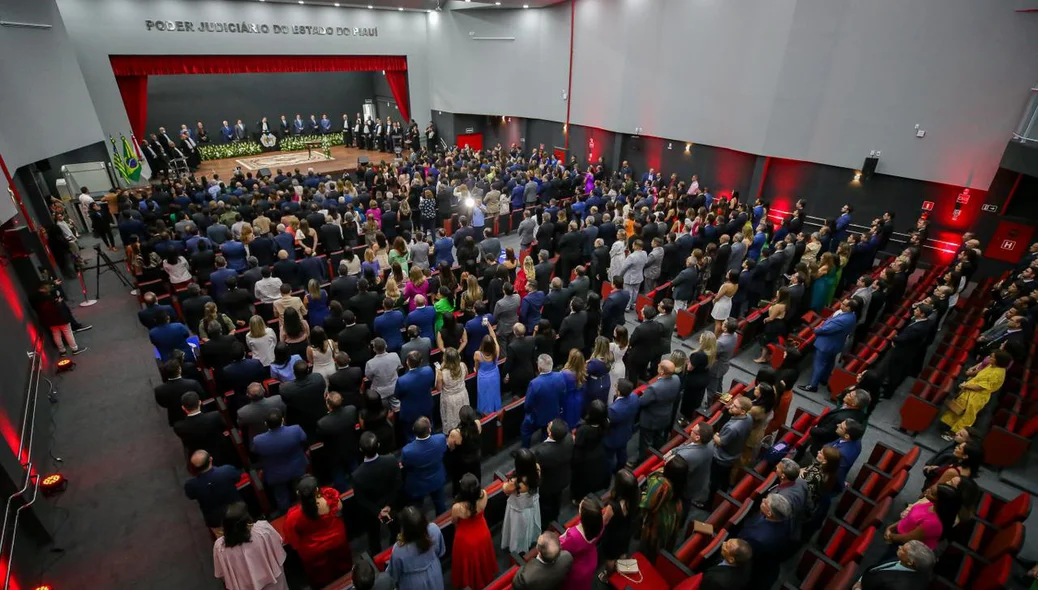 Cerimônia no Palácio da Justiça